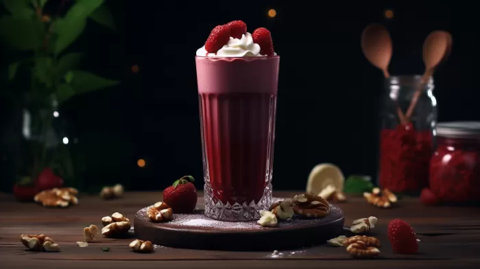 Sip Your Way to Fun: The Red Velvet Cake Smoothie That's Secretly a Salad!