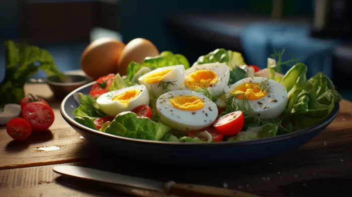 Boost Your Salad's Power with This Simple Egg Trick