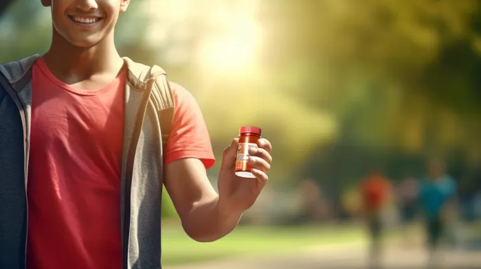 Vitamin-Popping Teens: Healthier Diets, Less TV, and More Sports!
